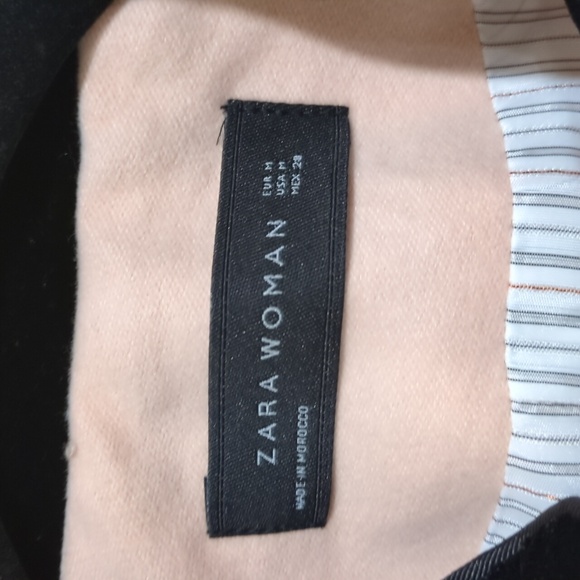 Zara Woman military-style braid blazer in nude pink, Medium Size.N WT - Picture 4 of 8